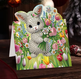 Preview: Diamond Painting 8 Stück Osterkarten